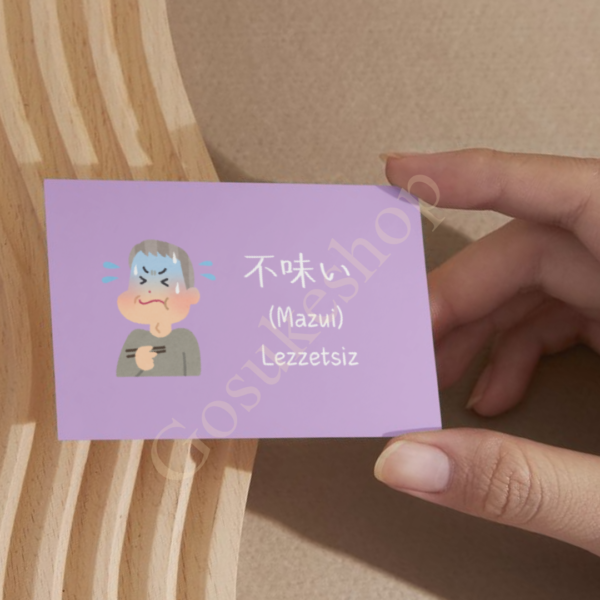 Japonca Sıfatlar Hafıza Kartı - Görsel 3