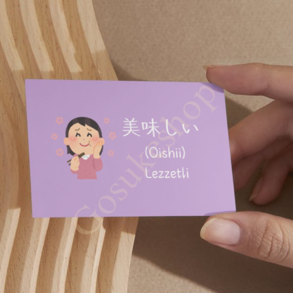 Japonca Sıfatlar Hafıza Kartı - Görsel 2